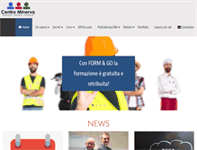 Tablet Screenshot of centrominerva.eu